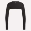 Bolero de punto acanalado para mujer Bolero de punto acanalado para mujer
