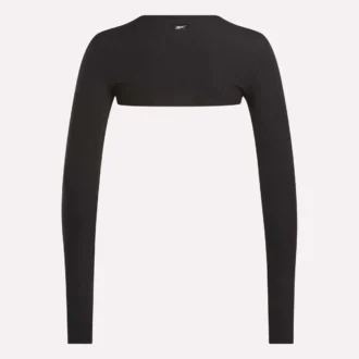 Bolero de punto acanalado para mujer
