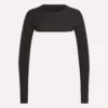 Bolero de punto acanalado para mujer Bolero de punto acanalado para mujer