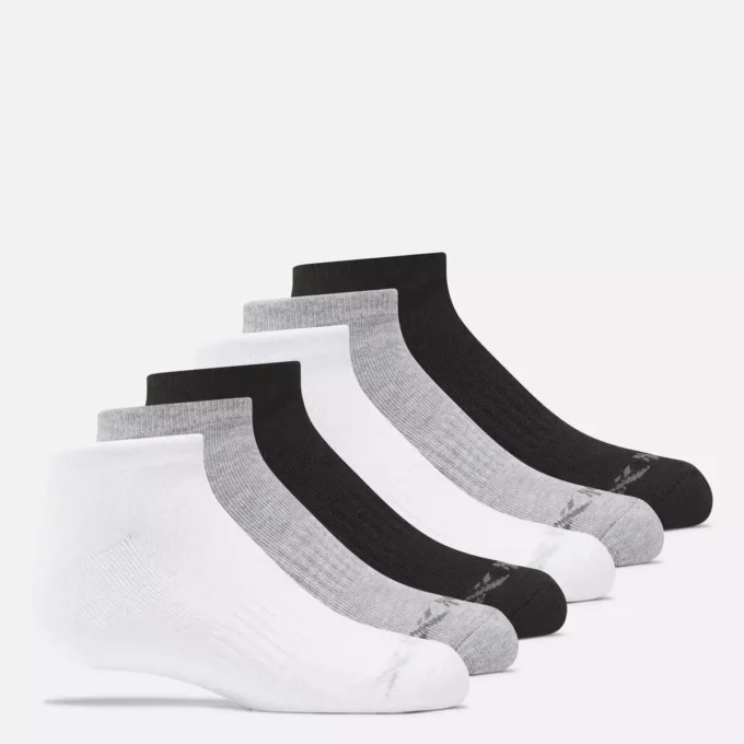 Calcetines básicos de corte bajo para niños, 6 pares Calcetines básicos de corte bajo para niños, 6 pares