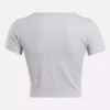 Camiseta corta clásica para mujer