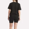 Camiseta de manga corta oversize con logo grande para mujer Camiseta de manga corta oversize con logo grande para mujer