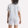 Camiseta de manga corta oversize con logo grande para mujer Camiseta de manga corta oversize con logo grande para mujer