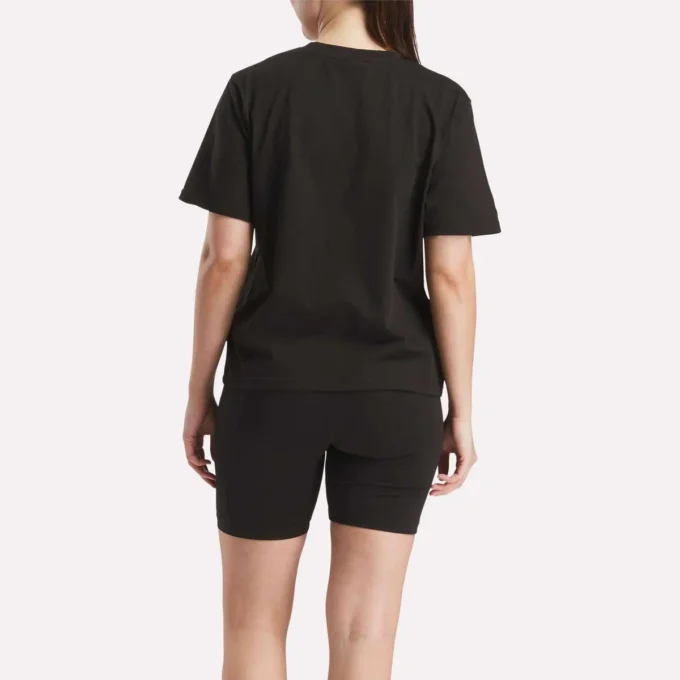Camiseta de manga corta oversize con logo grande para mujer Camiseta de manga corta oversize con logo grande para mujer