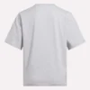 Camiseta de manga corta oversize con logo grande para mujer Camiseta de manga corta oversize con logo grande para mujer
