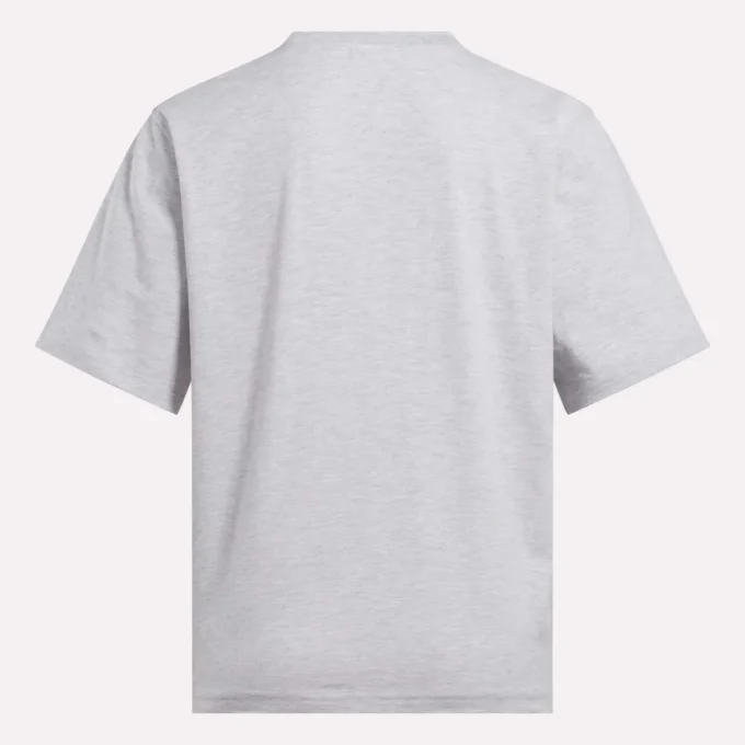 Camiseta de manga corta oversize con logo grande para mujer Camiseta de manga corta oversize con logo grande para mujer