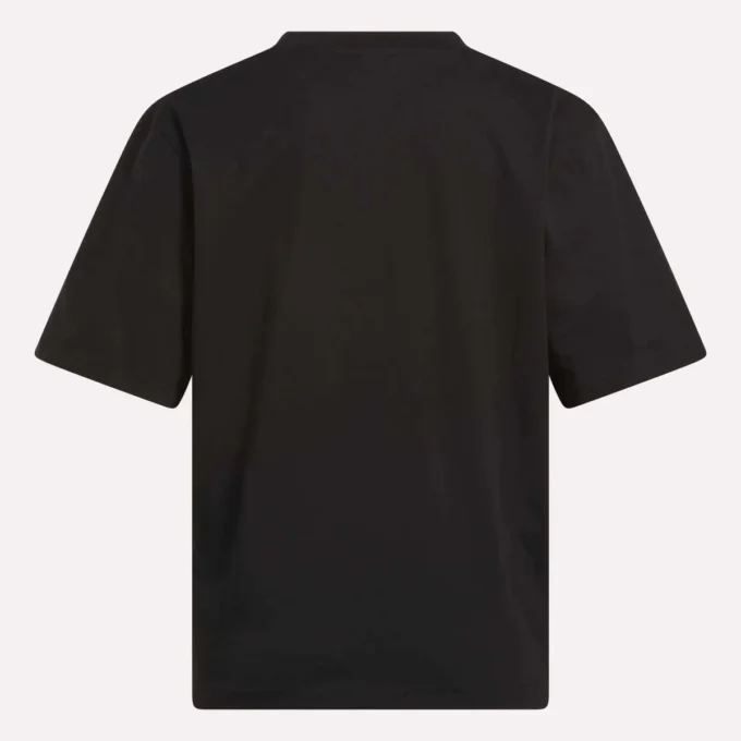 Camiseta de manga corta oversize con logo grande para mujer Camiseta de manga corta oversize con logo grande para mujer