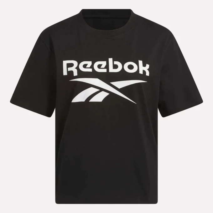 Camiseta de manga corta oversize con logo grande para mujer Camiseta de manga corta oversize con logo grande para mujer