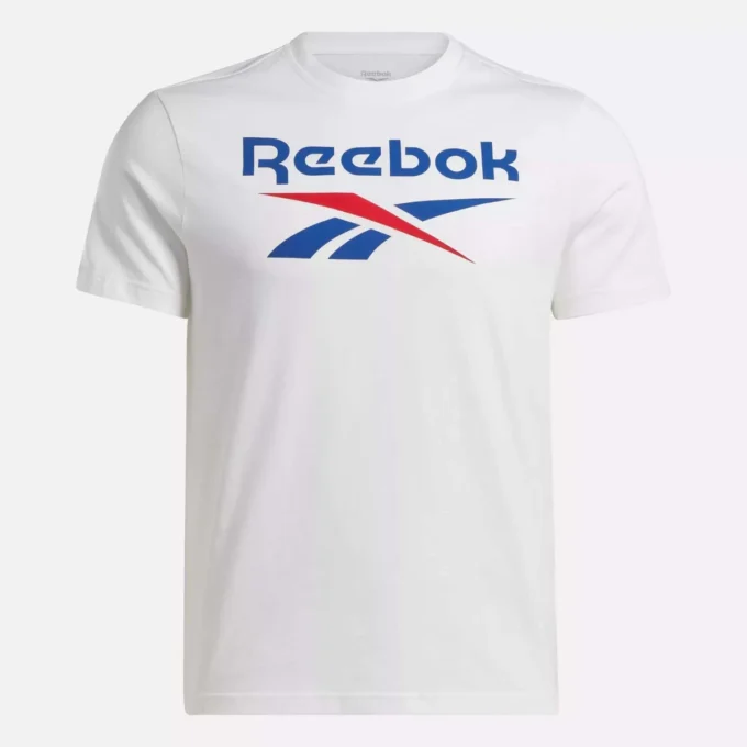 Camiseta Reebok Identity Big Stacked Logo para hombre Camiseta Reebok Identity Big Stacked Logo para hombre