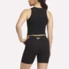 Camiseta sin mangas de canalé para mujer