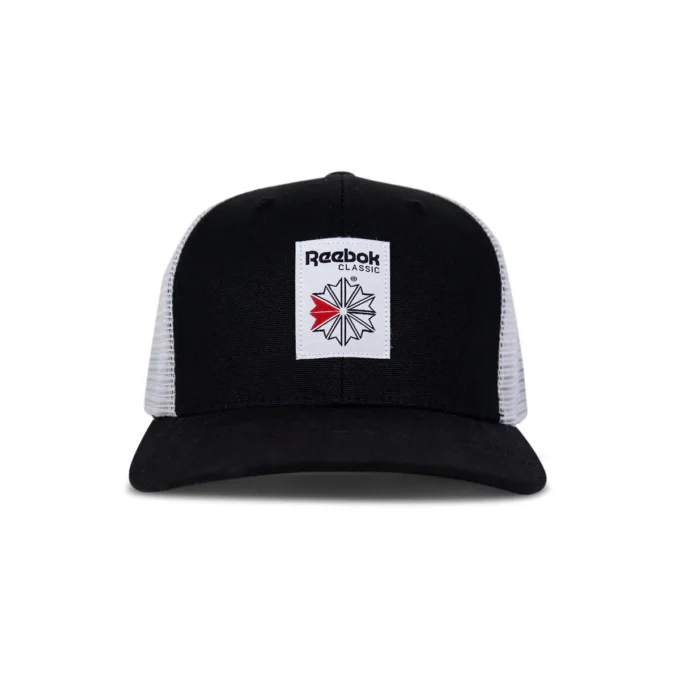 Gorra Trucker Vector con parche tejido Gorra Trucker Vector con parche tejido