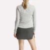Jersey de golf de manga larga con cremallera 1/4 y tejido jacquard Vector para mujer Jersey de golf de manga larga con cremallera 1/4 y tejido jacquard Vector para mujer