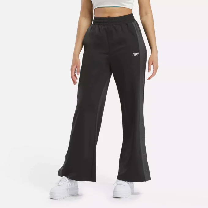 Pantalones acampanados de talle alto para mujer