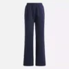 Pantalones anchos de felpa con pequeño logotipo Reebok Identity para mujer