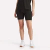 Pantalones cortos de ciclismo con logo pequeño para mujer