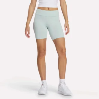Pantalones cortos de ciclismo con logo pequeño para mujer