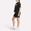 Pantalones cortos de ciclismo con logo pequeño para mujer