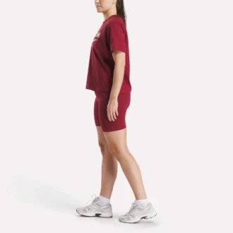 Pantalones cortos de ciclismo con logo pequeño para mujer