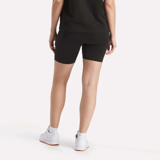 Pantalones cortos de ciclismo con logo pequeño para mujer