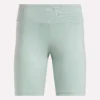 Pantalones cortos de ciclismo con logo pequeño para mujer