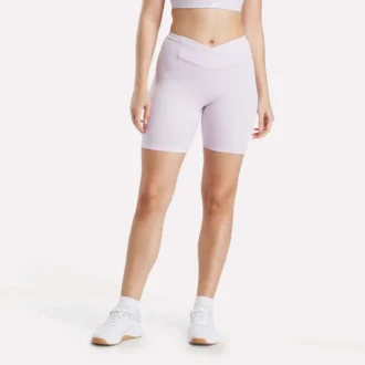Pantalones cortos de ciclismo de talle alto para mujer
