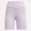 Pantalones cortos de ciclismo de talle alto para mujer