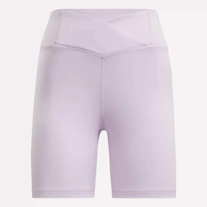 Pantalones cortos de ciclismo de talle alto para mujer