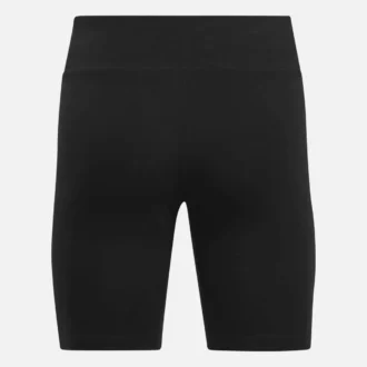 Pantalones cortos de ciclista de algodón con logotipo pequeño Reebok Identity para mujer, 18 cm