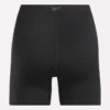 Pantalones cortos de ciclista de malla de talle alto para mujer 5″