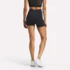 Pantalones cortos de ciclista de malla de talle alto para mujer 5″
