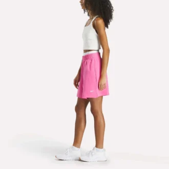 Pantalones cortos de cintura alta Identity para mujer 5″