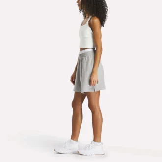 Pantalones cortos de cintura alta Identity para mujer 5″