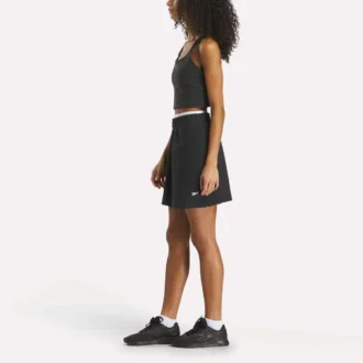 Pantalones cortos de cintura alta Identity para mujer 5″