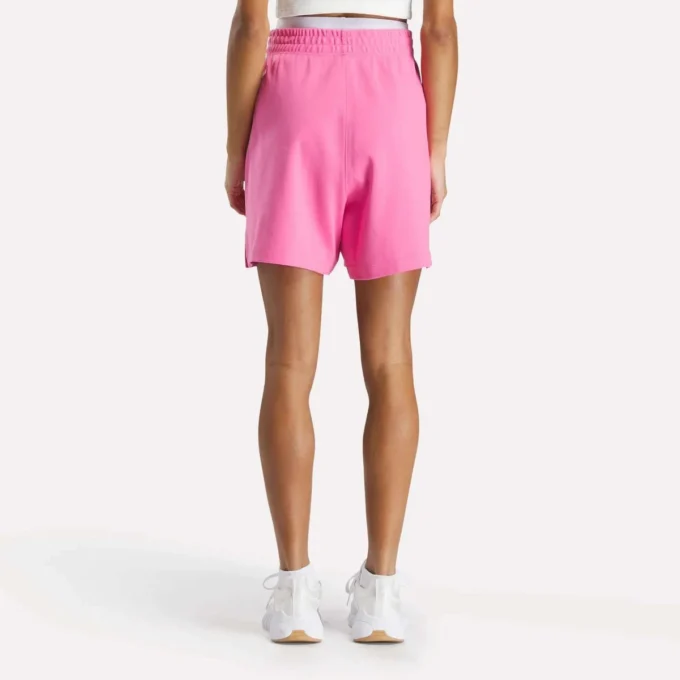 Pantalones cortos de cintura alta Identity para mujer 5″