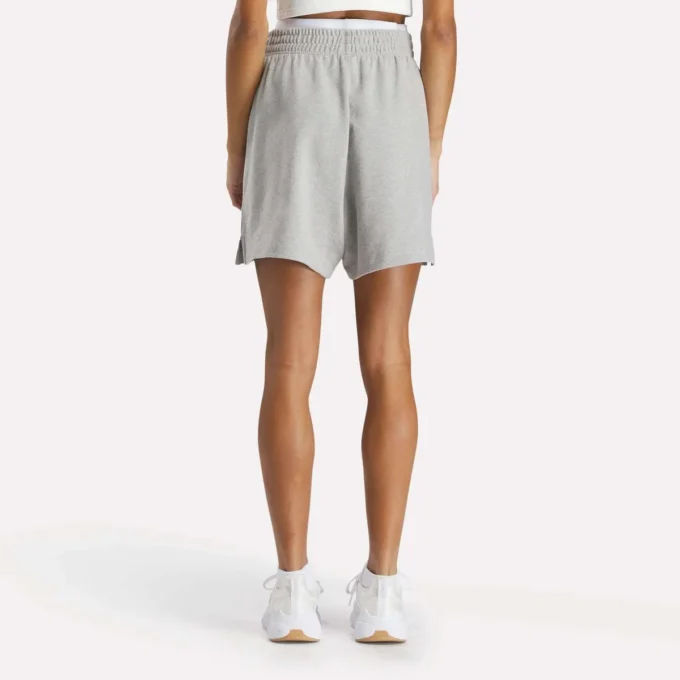Pantalones cortos de cintura alta Identity para mujer 5″