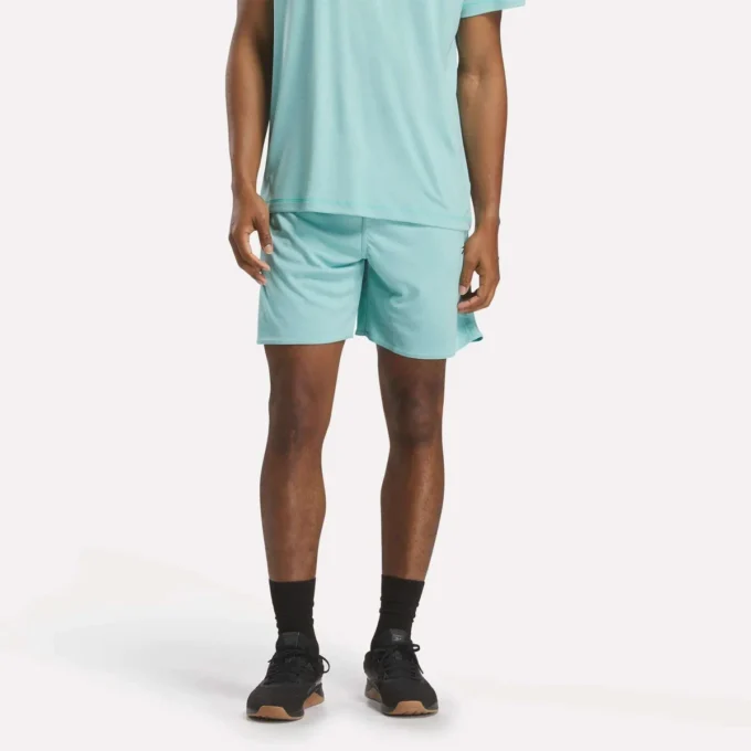 Pantalones cortos de entrenamiento de punto para hombre 7″ Pantalones cortos de entrenamiento de punto para hombre 7″