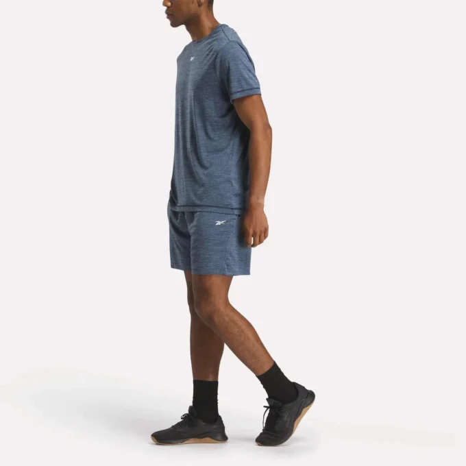 Pantalones cortos de entrenamiento de punto para hombre 7″ Pantalones cortos de entrenamiento de punto para hombre 7″