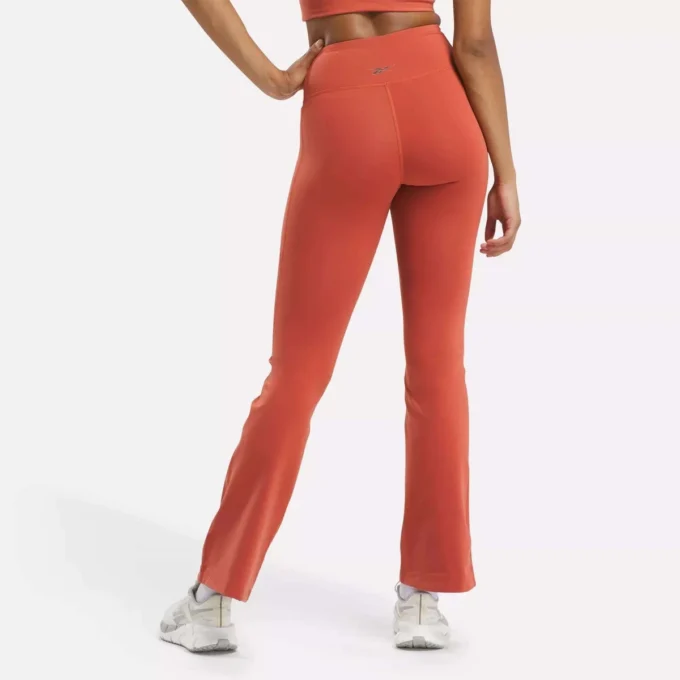 Pantalones mini acampanados de talle alto Lux para mujer