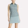 Polo de golf sin mangas Vector Jacquard para mujer