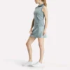 Polo de golf sin mangas Vector Jacquard para mujer