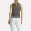 Polo de golf sin mangas Vector Jacquard para mujer