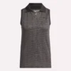Polo de golf sin mangas Vector Jacquard para mujer