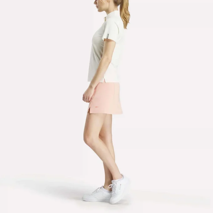 Polo de manga corta con tapeta de piqué elástico para mujer Polo de manga corta con tapeta de piqué elástico para mujer