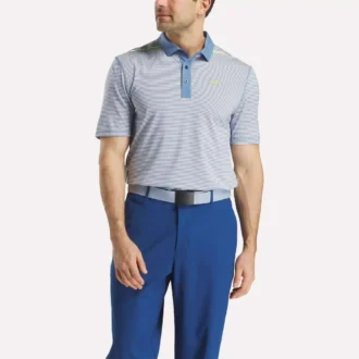 Polo de manga corta Core Stripe para hombre