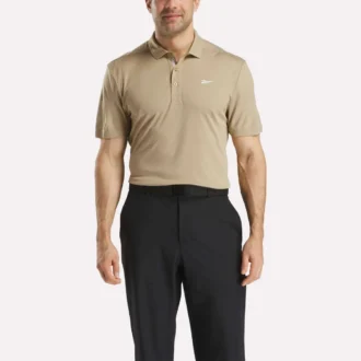 Polo de manga corta de punto Oxford para hombre