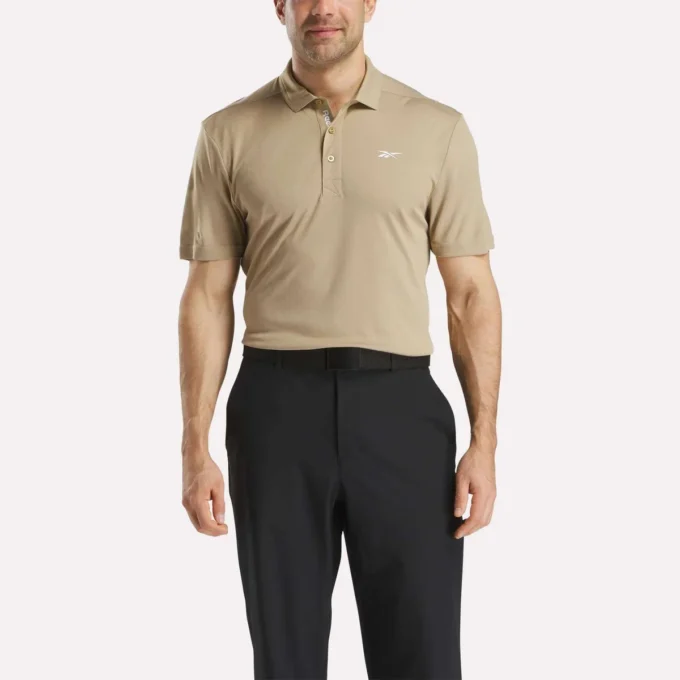 Polo de manga corta de punto Oxford para hombre
