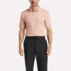 Polo de manga corta de punto Oxford para hombre