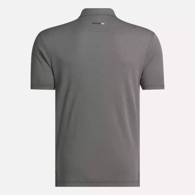 Polo de manga corta de punto Oxford para hombre