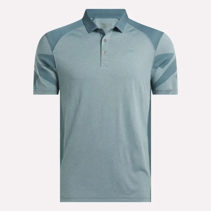 Polo de manga corta para hombre con manga Vector Signature