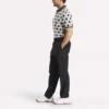 Polo de manga corta Vector Argyle Print para hombre